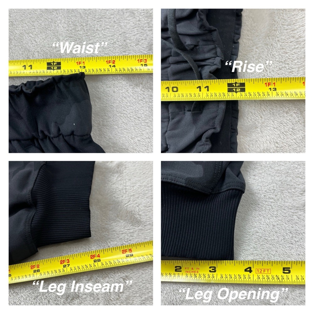 Lululemon On The Fly Jogger Camo Deep Coal Women's‎ Size 6 Yoga - Picture 7 of 7